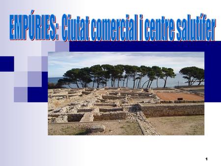 Ciutat comercial i centre salutífer