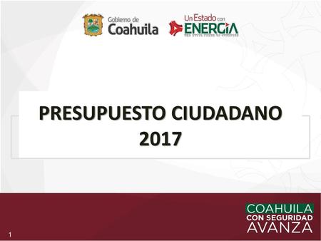 Presupuesto Ciudadano 2017