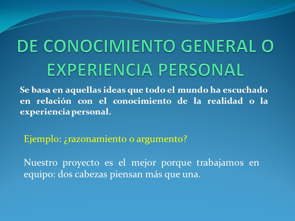 LA ARGUMENTACIÓN TIPOS DE RAZONAMIENTO - ppt descargar