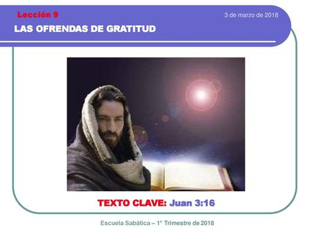 LAS OFRENDAS DE GRATITUD