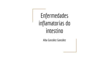 Enfermedades inflamatorias do intestino
