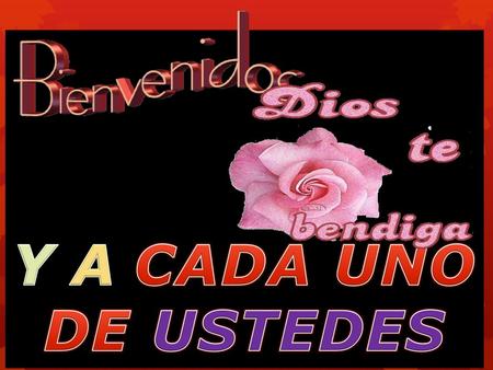Y A CADA UNO DE USTEDES.