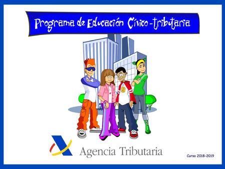 El propósito de esta presentación es explicar a niños, con edades comprendidas entre los 10 y 12 años, el sentido y la finalidad de los impuestos. La presentación.