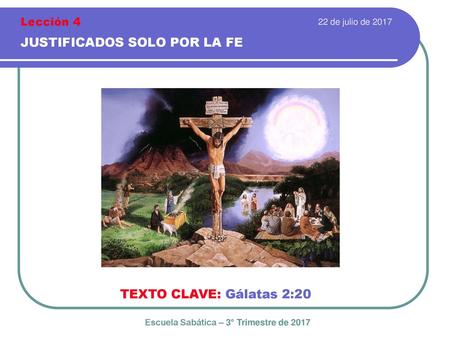 Escuela Sabática – 3° Trimestre de 2017