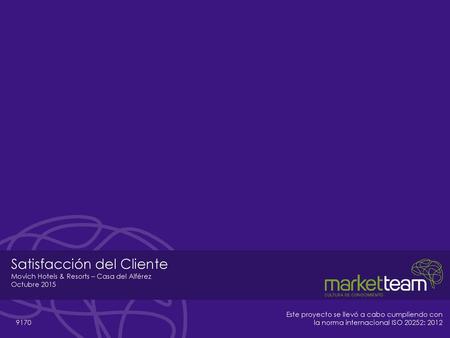 Satisfacción del Cliente
