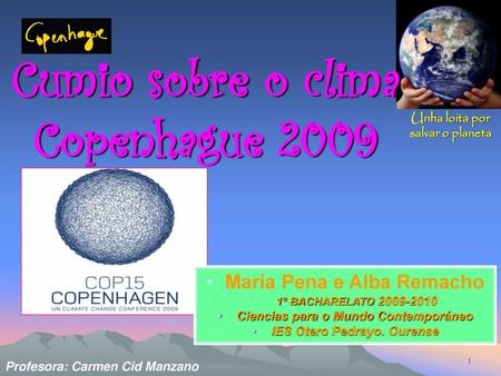 Cumio sobre o clima Copenhague 2009