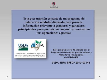 Desarrollo de un plan de negocios para su operación agrícola