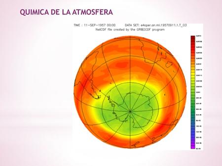 QUIMICA DE LA ATMOSFERA