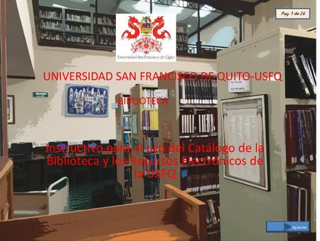 UNIVERSIDAD SAN FRANCISCO DE QUITO-USFQ