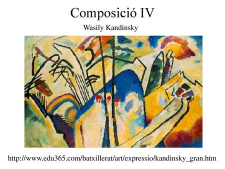 Composició IV Wasily Kandinsky