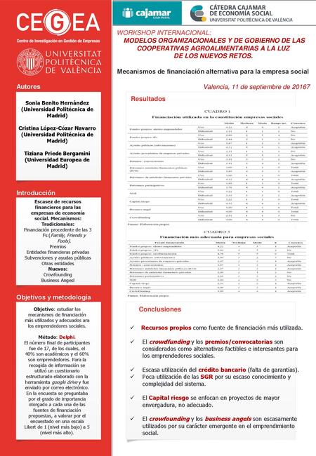 WORKSHOP INTERNACIONAL: