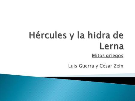 Hércules y la hidra de Lerna