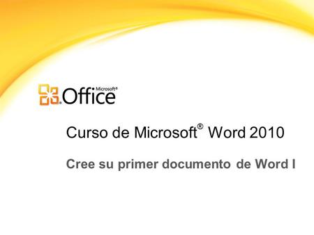 Curso de Microsoft® Word 2010