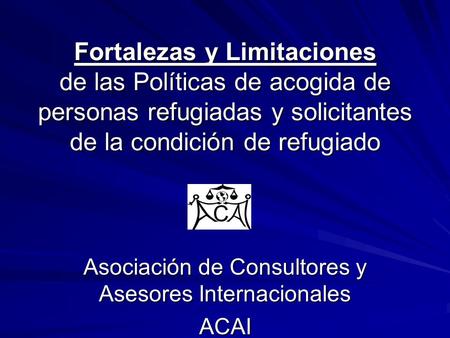 Asociación de Consultores y Asesores Internacionales ACAI