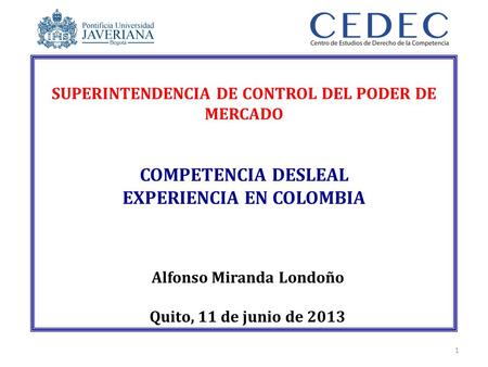 SUPERINTENDENCIA DE CONTROL DEL PODER DE MERCADO