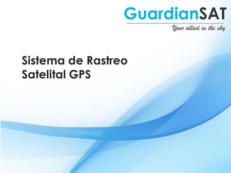 Sistema de Rastreo Satelital GPS