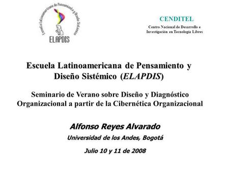 Escuela Latinoamericana de Pensamiento y Diseño Sistémico (ELAPDIS)