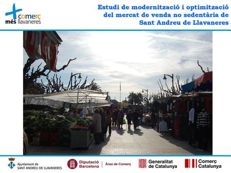 Antecedents (2008) Canvi ubicació mercat i parades, primer dins edifici Alfaro i posteriorment a passeig Mare de Déu de Montserrat Aplicació de l’ordenança.