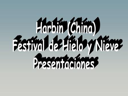 Festival de Hielo y Nieve