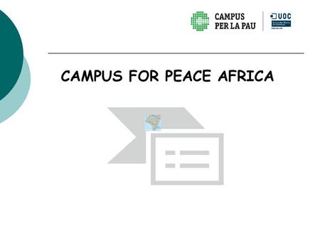 CAMPUS FOR PEACE AFRICA