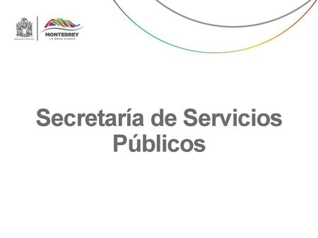 Secretaría de Servicios Públicos