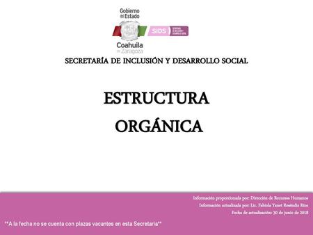 SECRETARÍA DE INCLUSIÓN Y DESARROLLO SOCIAL