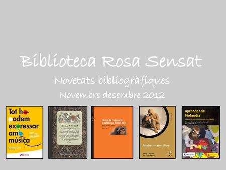 Biblioteca Rosa Sensat