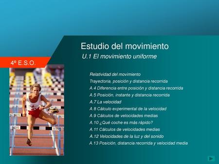 Estudio del movimiento