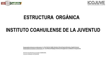 INSTITUTO COAHUILENSE DE LA JUVENTUD