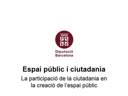 Espai públic i ciutadania