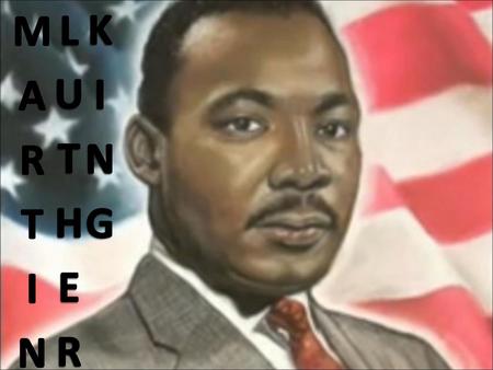 LUTHER KING MARTIN.