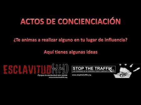 ACTOS DE CONCIENCIACIÓN