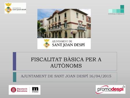 FISCALITAT BÀSICA PER A AUTÒNOMS