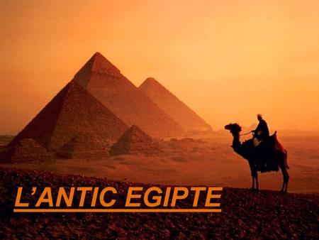 L’ANTIC EGIPTE.