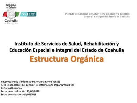 Instituto de Servicios de Salud, Rehabilitación y Educación