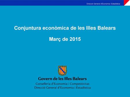 Conjuntura econòmica de les Illes Balears
