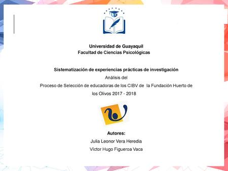 Facultad de Ciencias Psicológicas