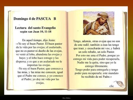 Lectura del santo Evangelio