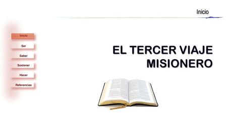 EL TERCER VIAJE MISIONERO