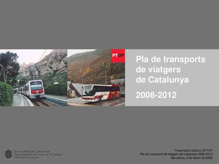 Pla de transports de viatgers de Catalunya