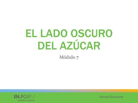 EL LADO OSCURO DEL AZÚCAR