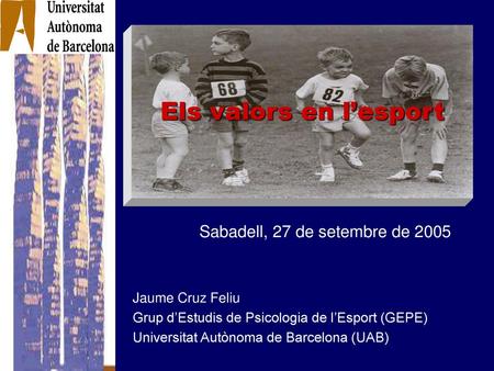 Sabadell, 27 de setembre de 2005