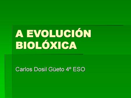 Carlos Dosil Güeto 4º ESO
