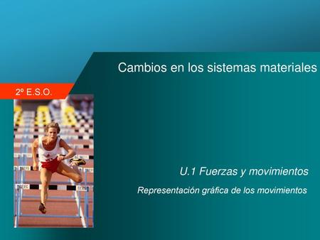 Cambios en los sistemas materiales