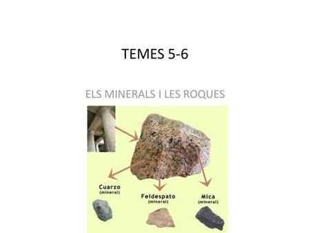 ELS MINERALS I LES ROQUES