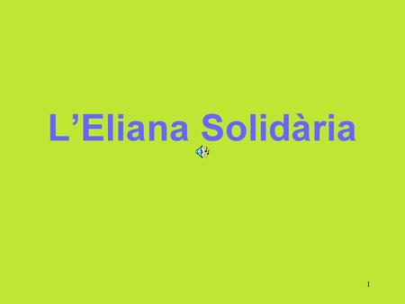 L’Eliana Solidària.