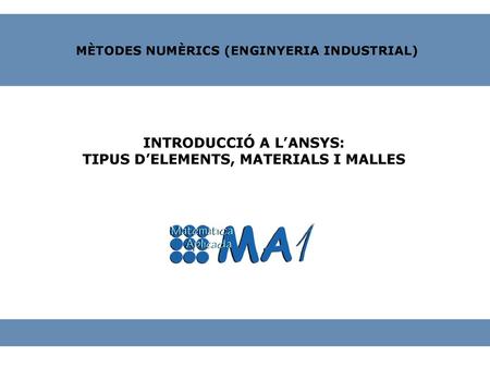 Definició del tipus d’element