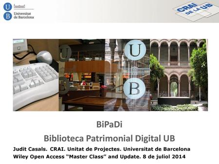 Biblioteca Patrimonial Digital UB