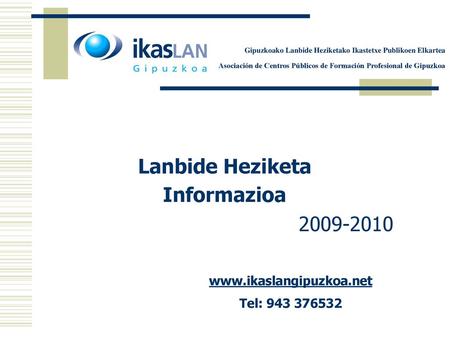 Lanbide Heziketa Informazioa