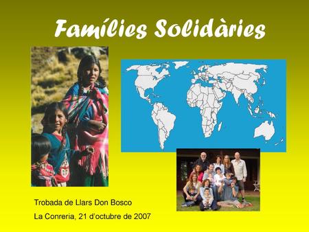 Famílies Solidàries Trobada de Llars Don Bosco